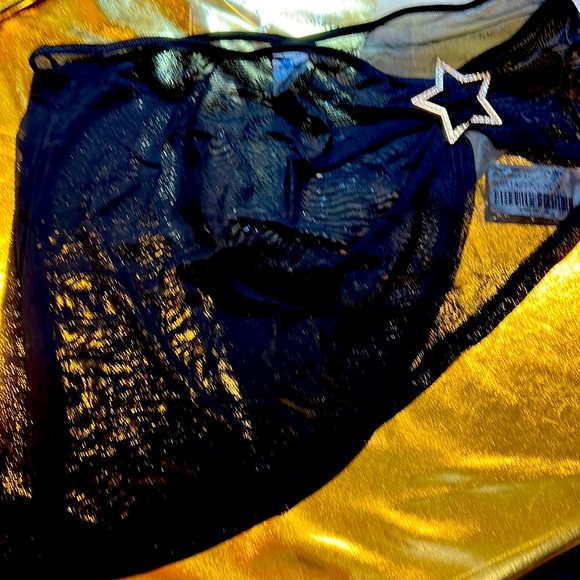 New Black Mesh Star Skirt - Picture 8 of 10